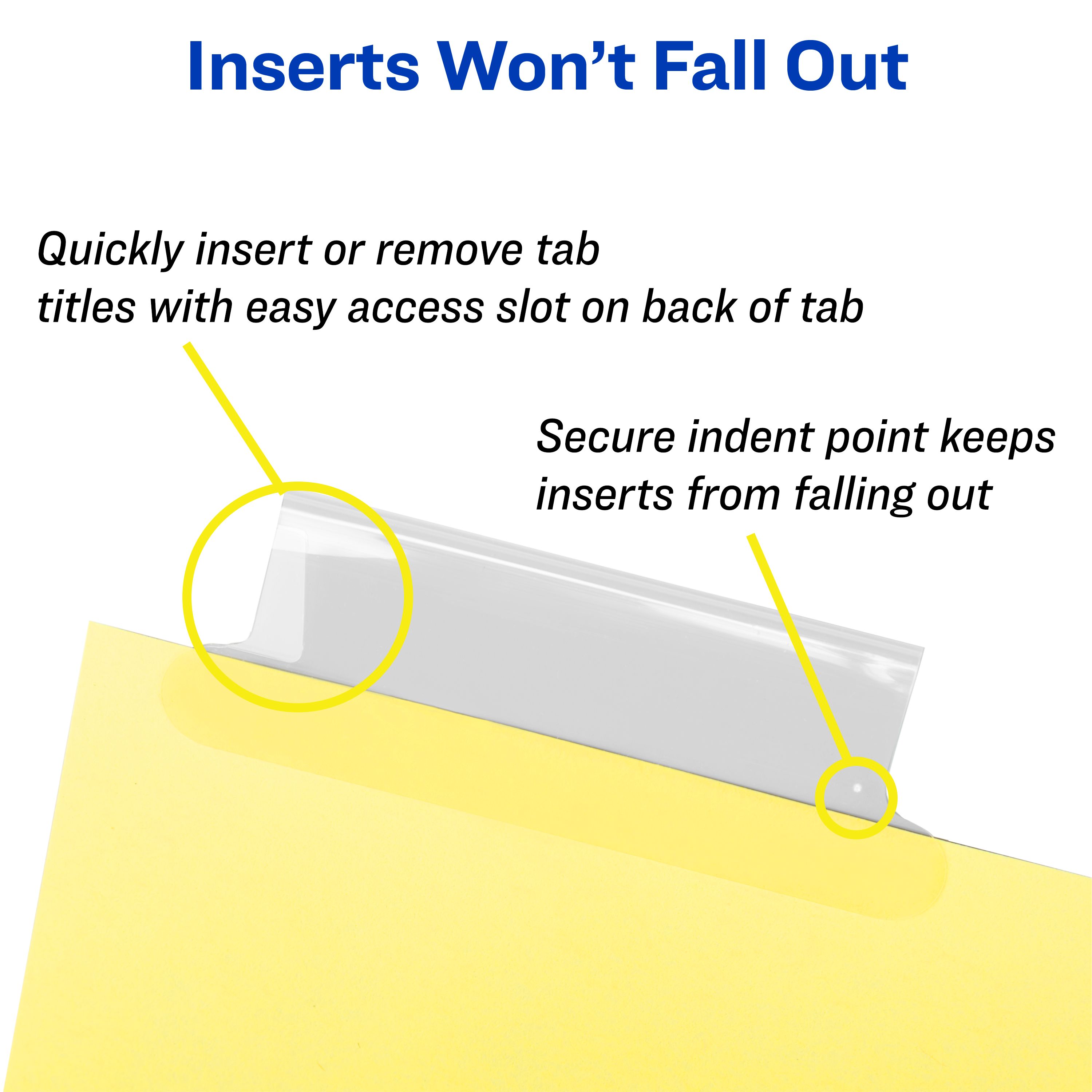 Big Tab™ Insertable Dividers, 8-Tab Set 11115 | Avery